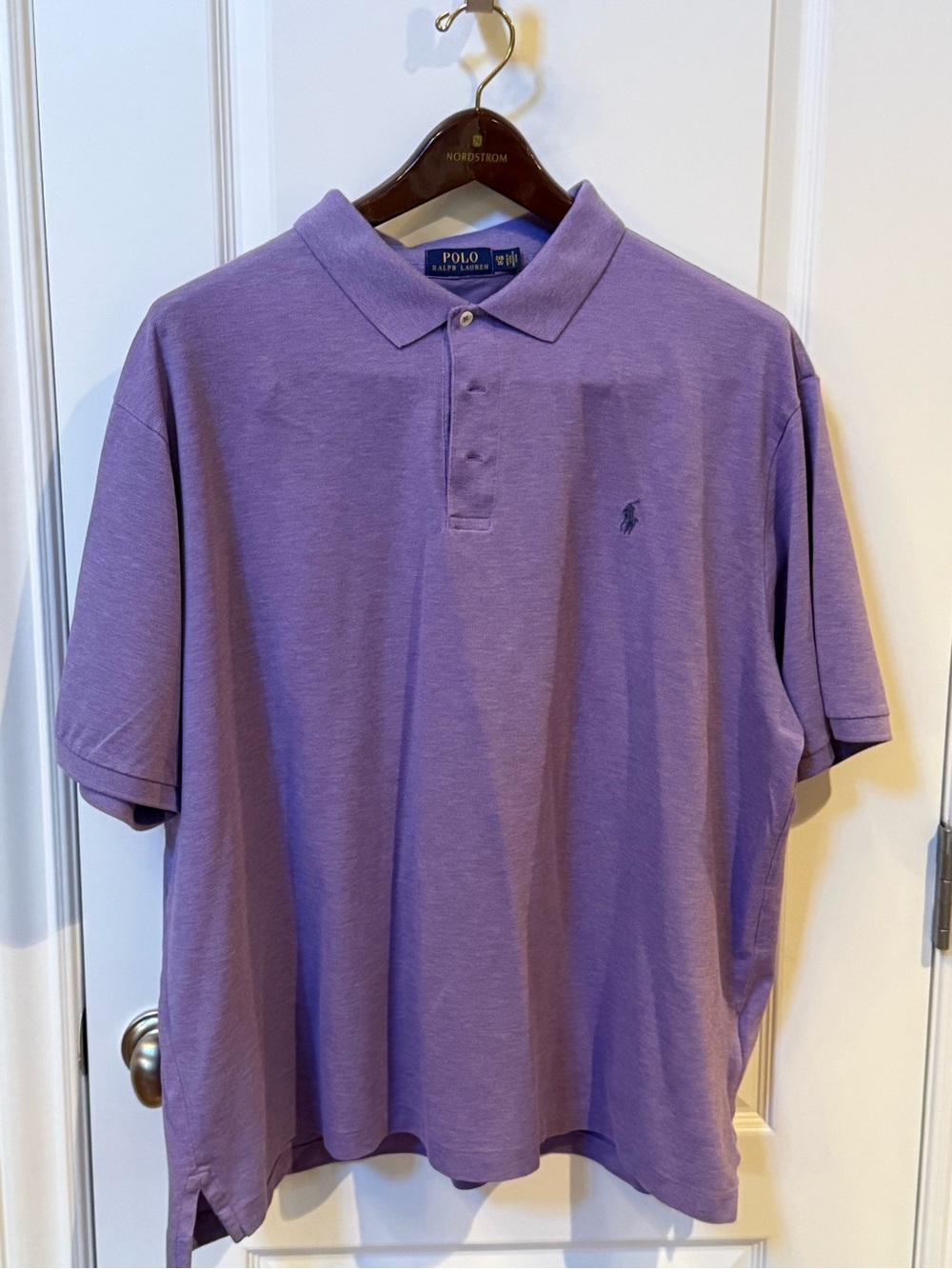 Ralph Lauren Lavender Short-Sleeve Polo Shirt